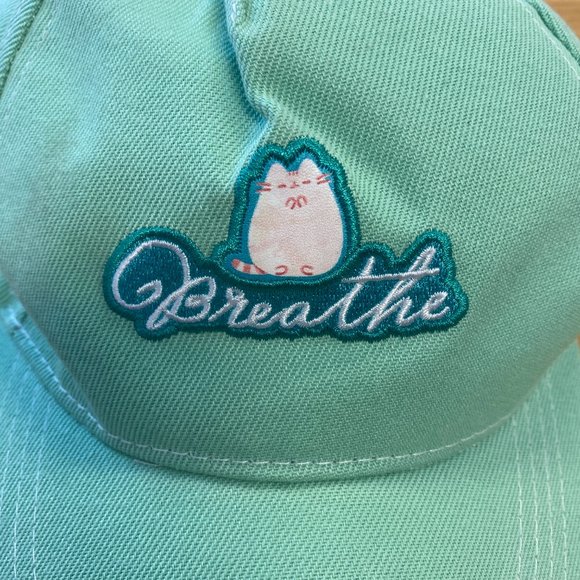 NWT! Pusheen "Breathe" Baseball Hat - Picture 2 of 4